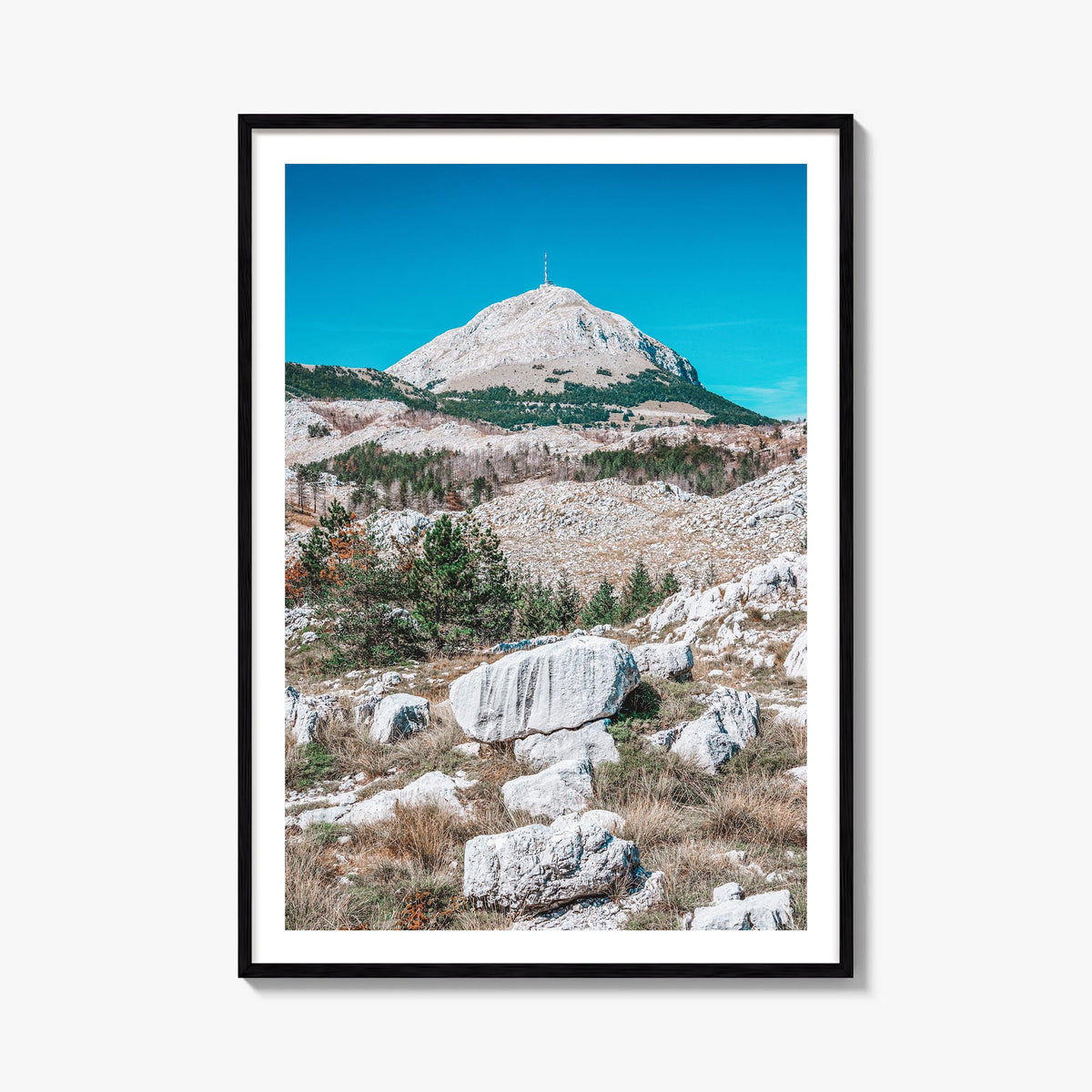 Boulder no. 2 colorful photo poster of Colorado, USA – vertical wall art, unframed print shown in interior mockup