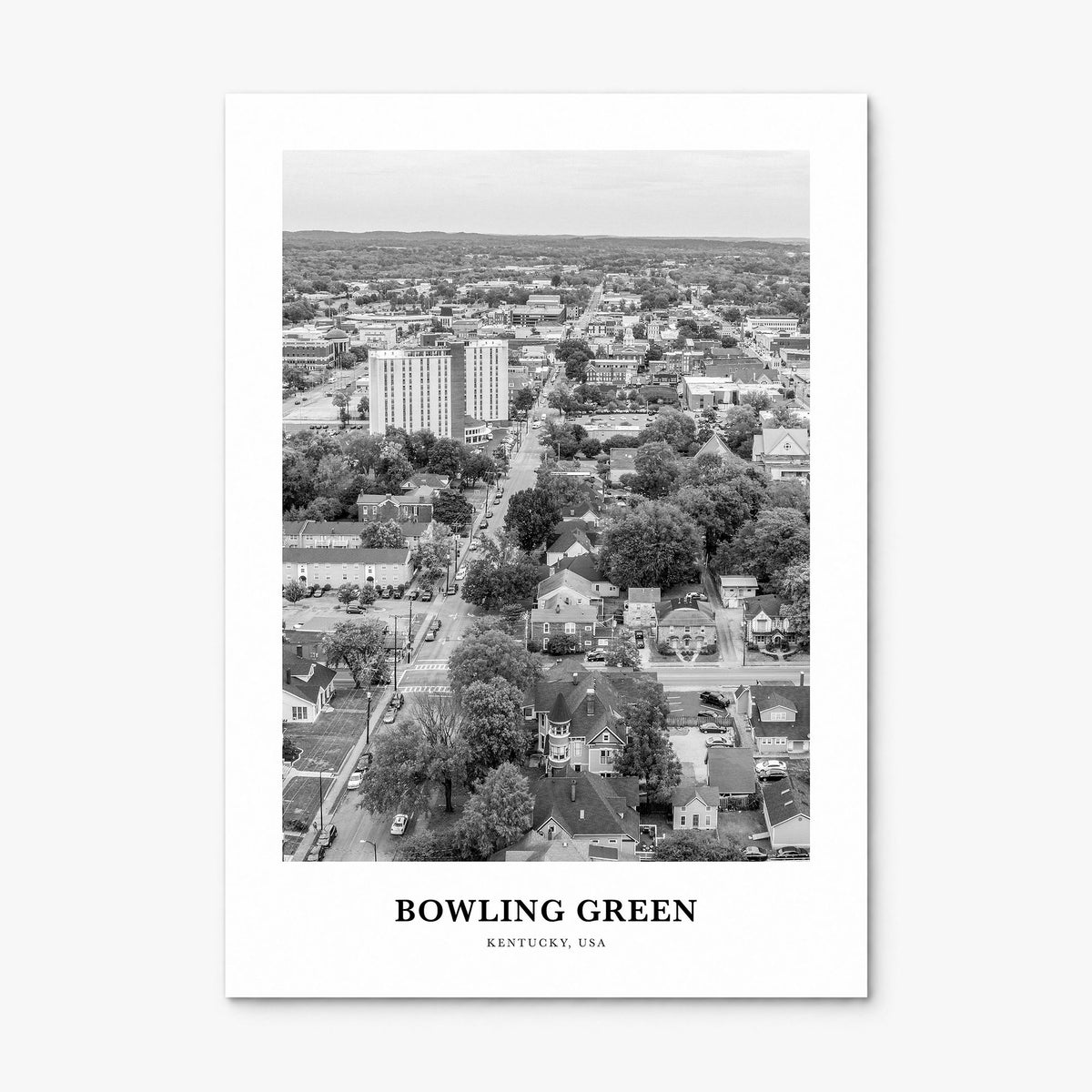 Bowling Green, Kentucky Classic Poster, print only (unframed)