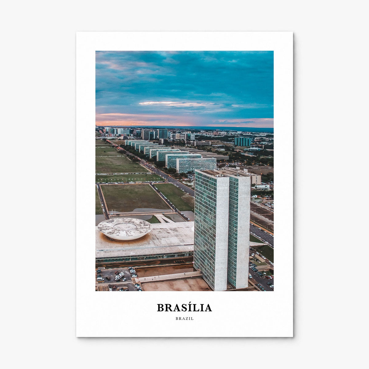 Brasília Classic Poster, print only (unframed)