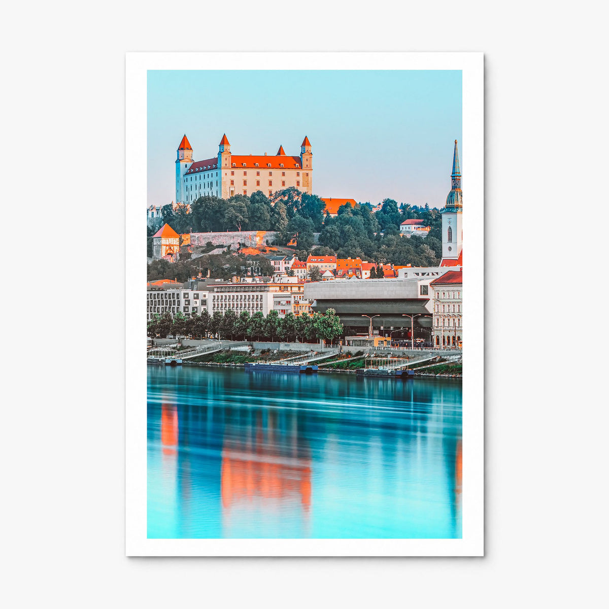 Bratislava Photo Poster, print only (unframed), white border
