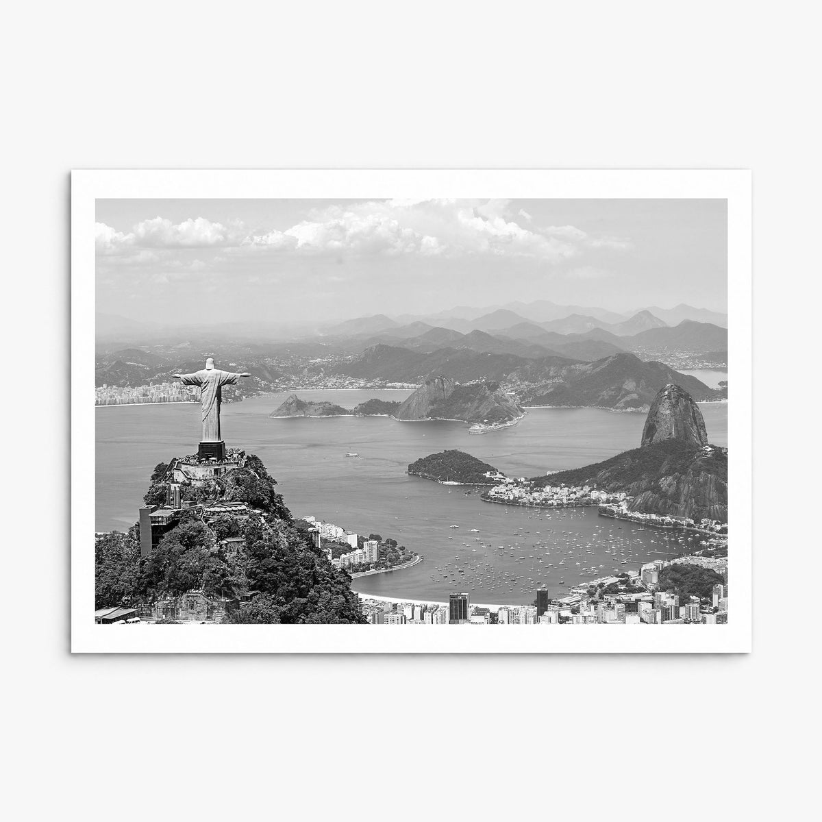 Brazil Photo Poster, print only (unframed), white border