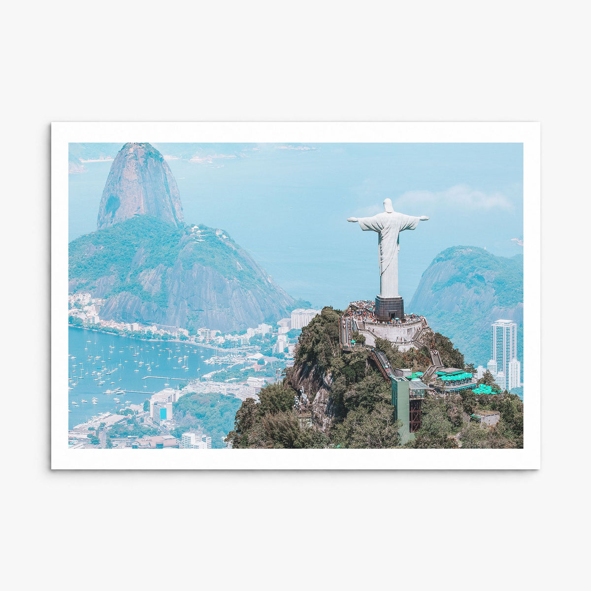 Brazil Photo Poster, print only (unframed), white border