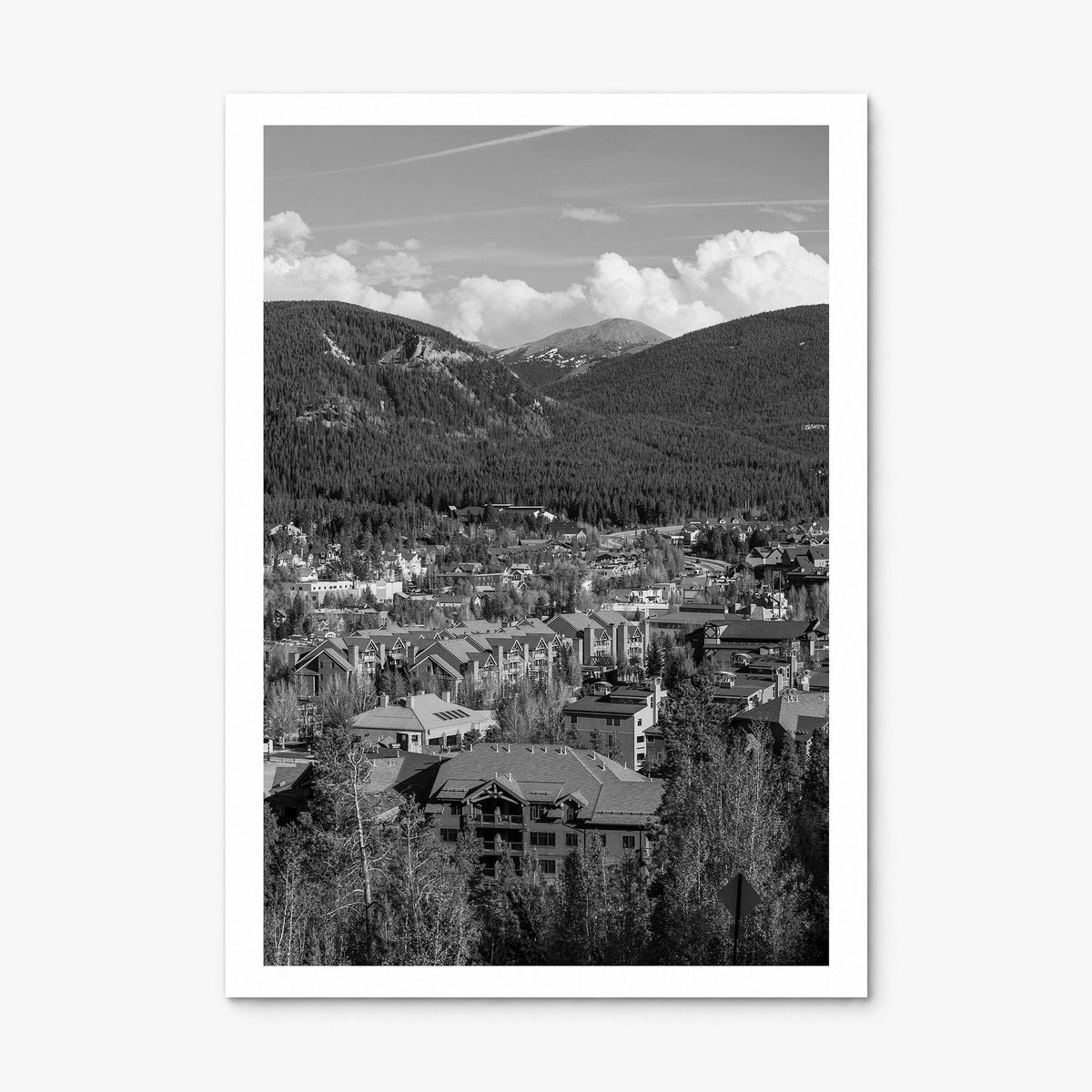 Breckenridge Photo Poster, print only (unframed), white border