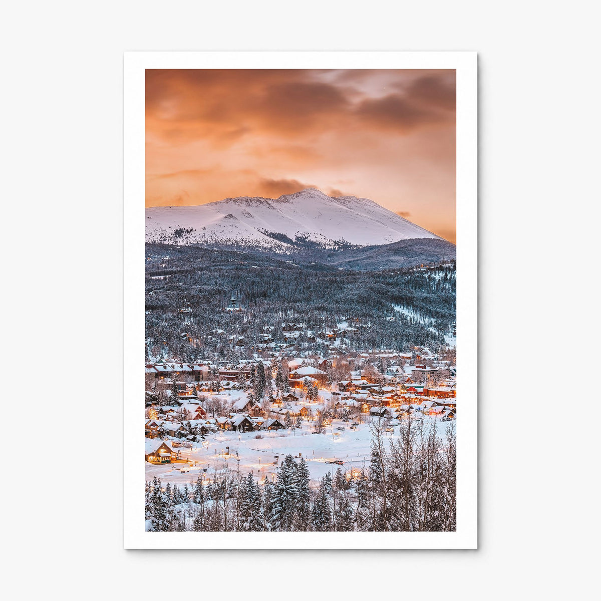 Breckenridge Photo Poster, print only (unframed), white border