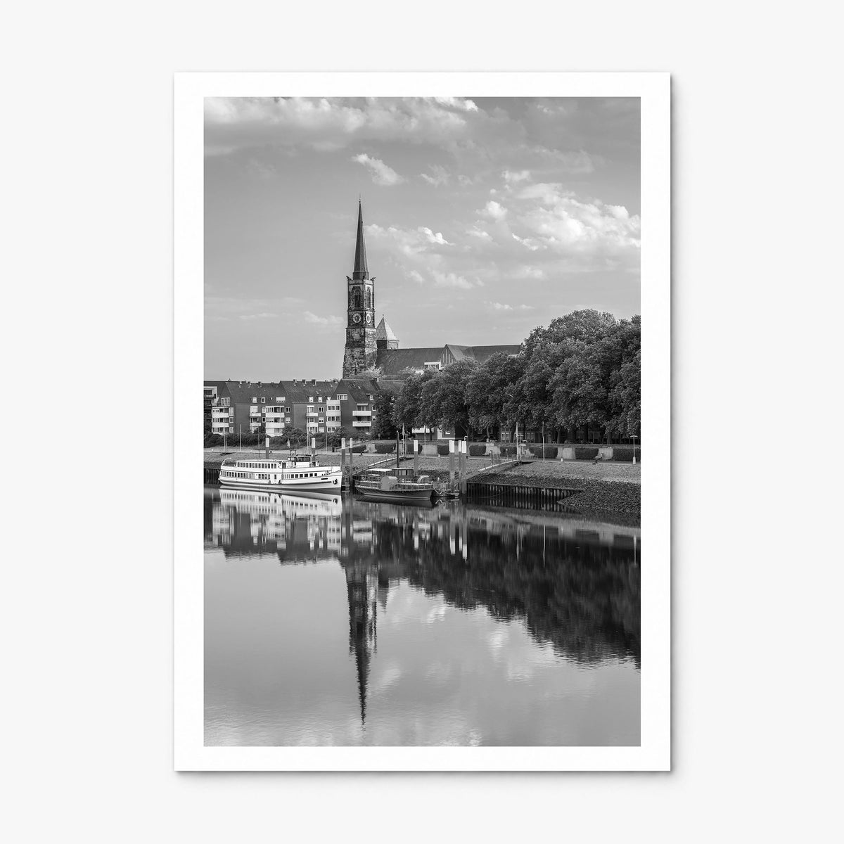 Bremen Photo Poster, print only (unframed), white border