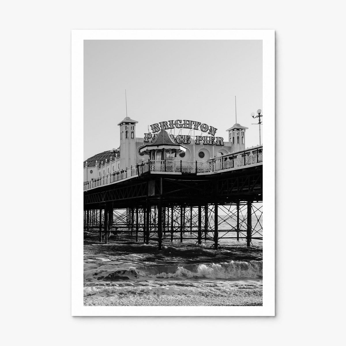 Brighton Photo Poster, print only (unframed), white border