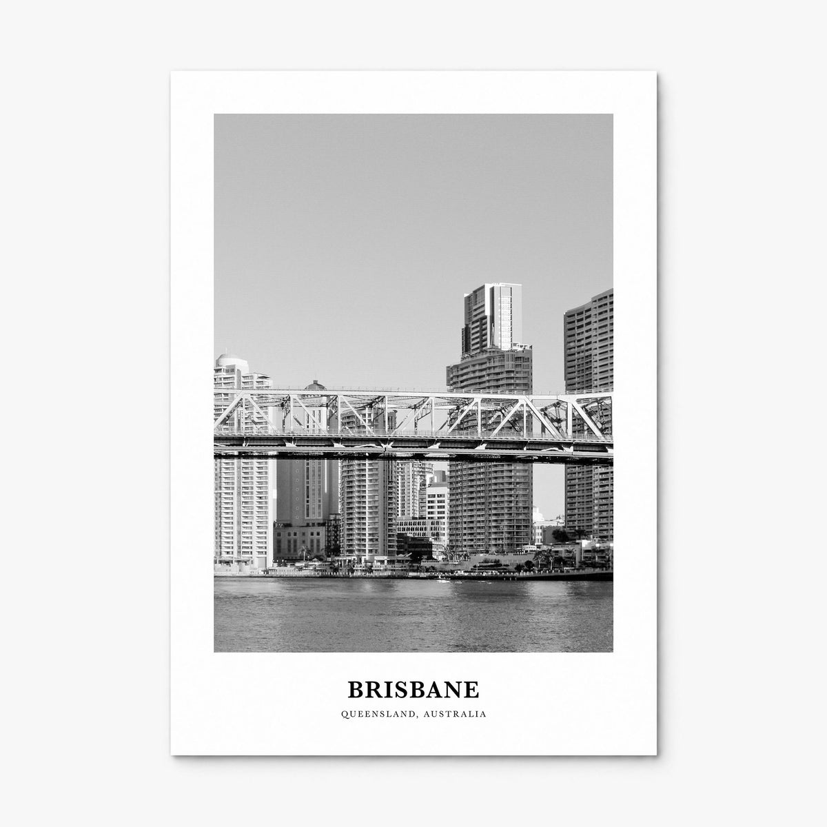Brisbane Classic No 1 Poster, print only (unframed)