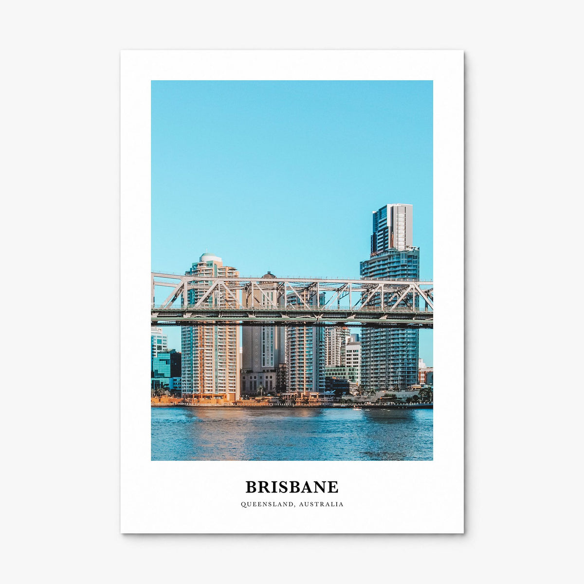 Brisbane Classic Poster, print only (unframed)