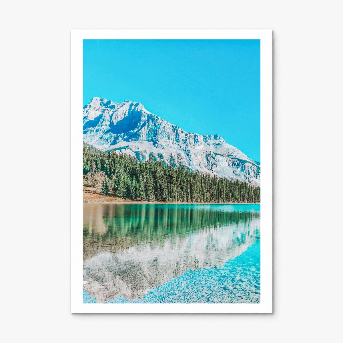 British Columbia Photo Poster, print only (unframed), white border