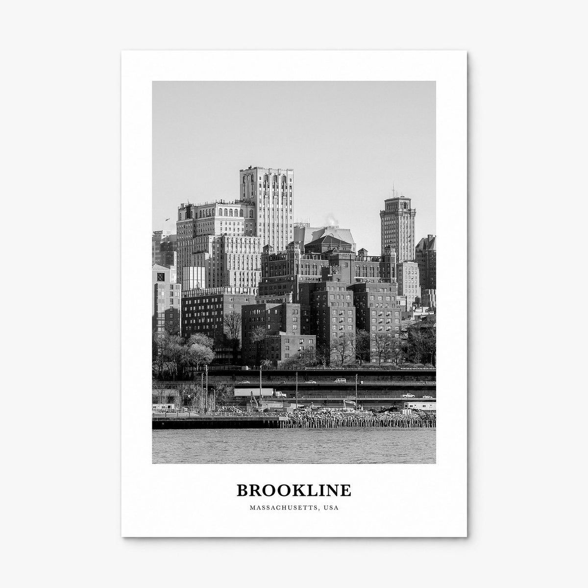 Brookline Classic Poster, print only (unframed)