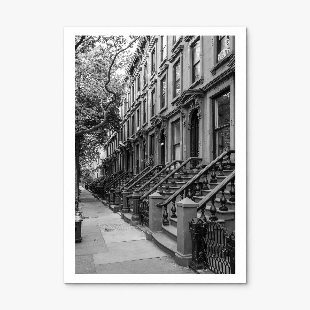 Brooklyn Photo No 2 Poster, print only (unframed), white border