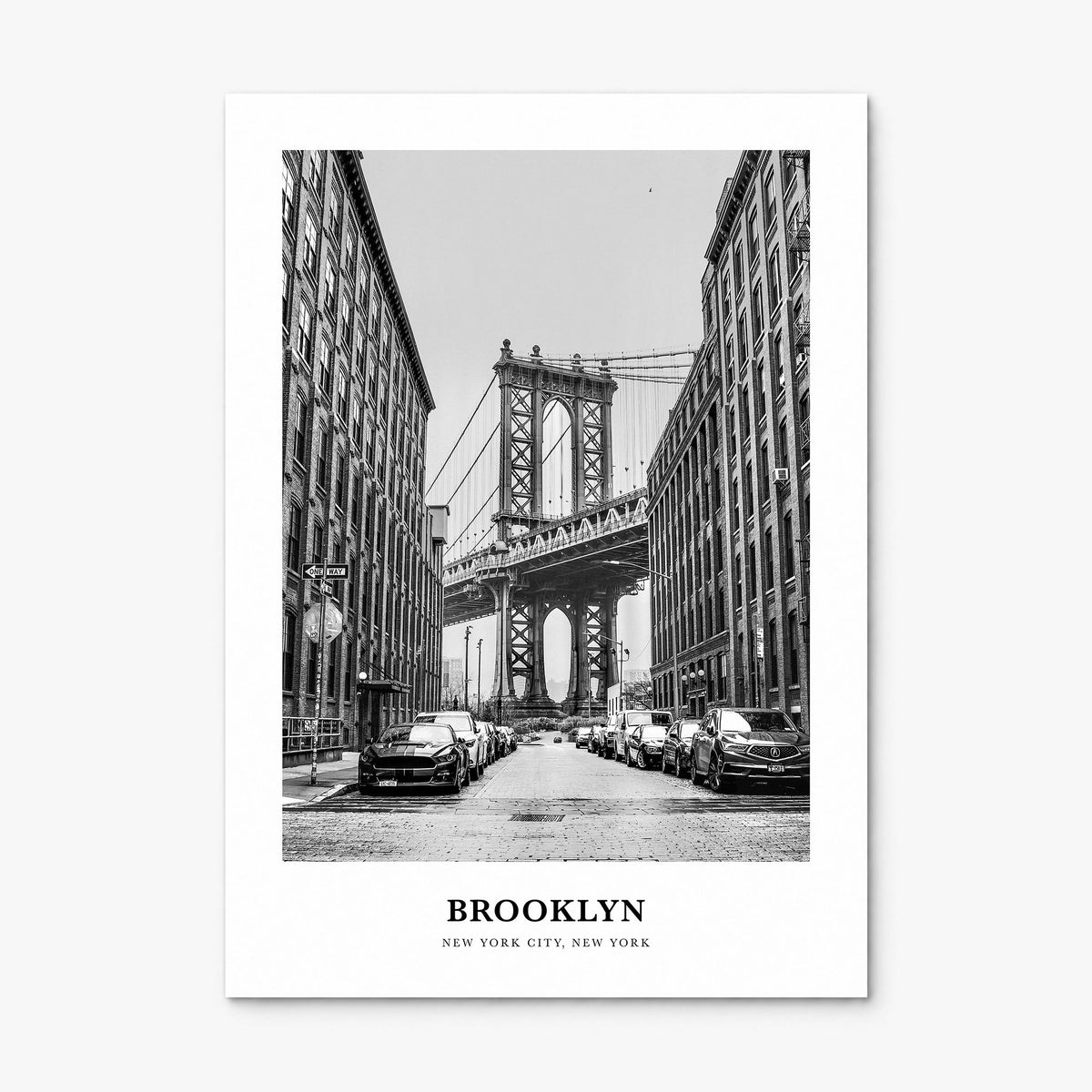 Brooklyn Classic No 1 Poster, print only (unframed)