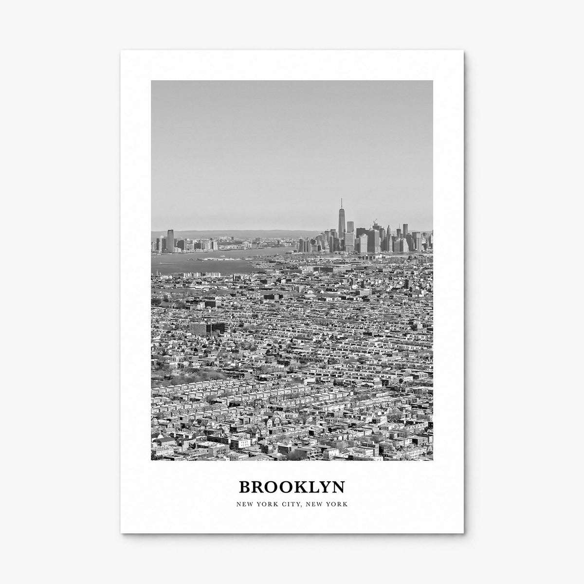 Brooklyn Classic No 2 Poster, print only (unframed)