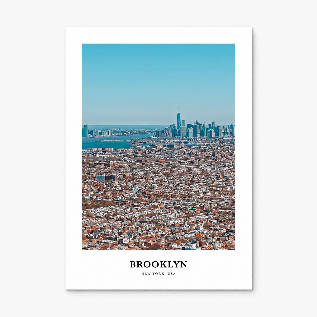 Brooklyn Classic No 2 Poster, print only (unframed)
