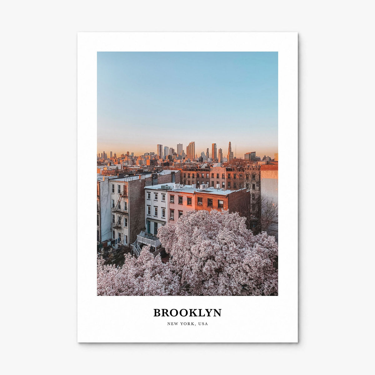 Brooklyn Classic No 3 Poster, print only (unframed)