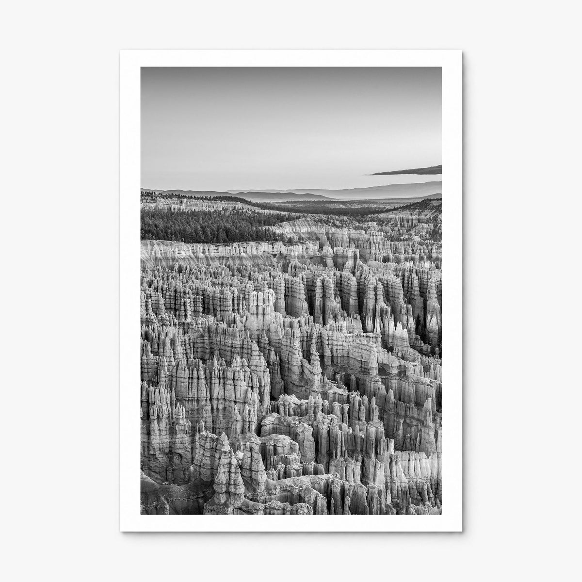 Bryce Canyon National Park Photo Poster, print only (unframed), white border