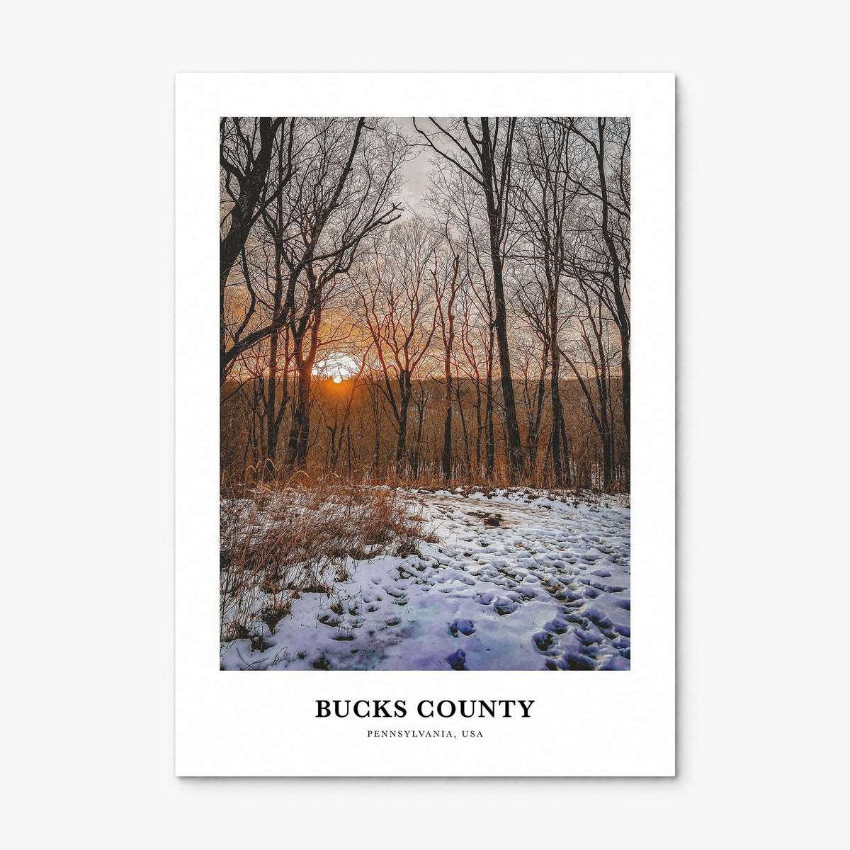 Bucks County Classic Poster, print only (unframed)