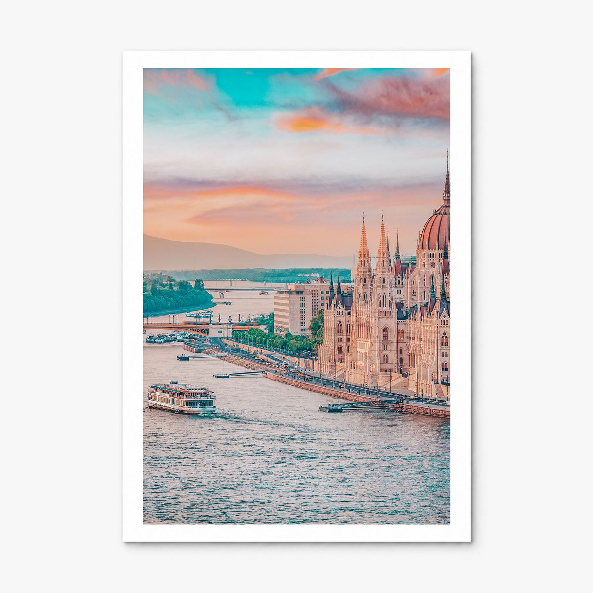 Budapest Photo No 1 Poster, print only (unframed), white border
