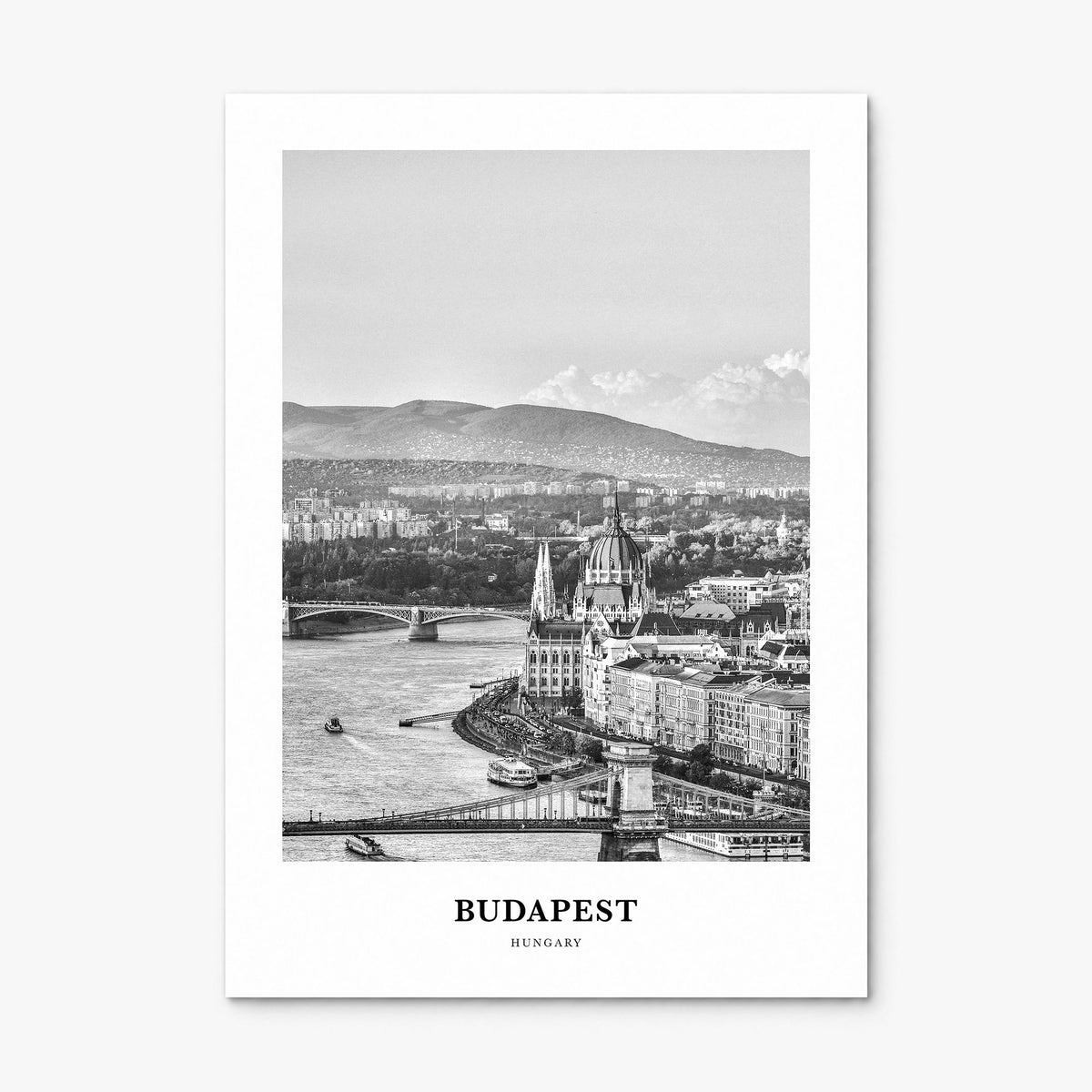 Budapest Classic Poster, print only (unframed)