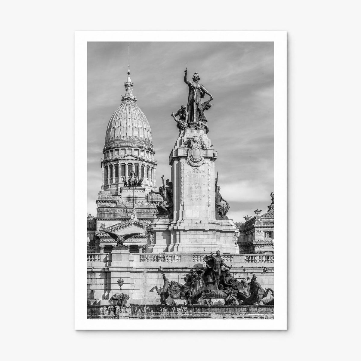 Buenos Aires Photo No 1 Poster, print only (unframed), white border
