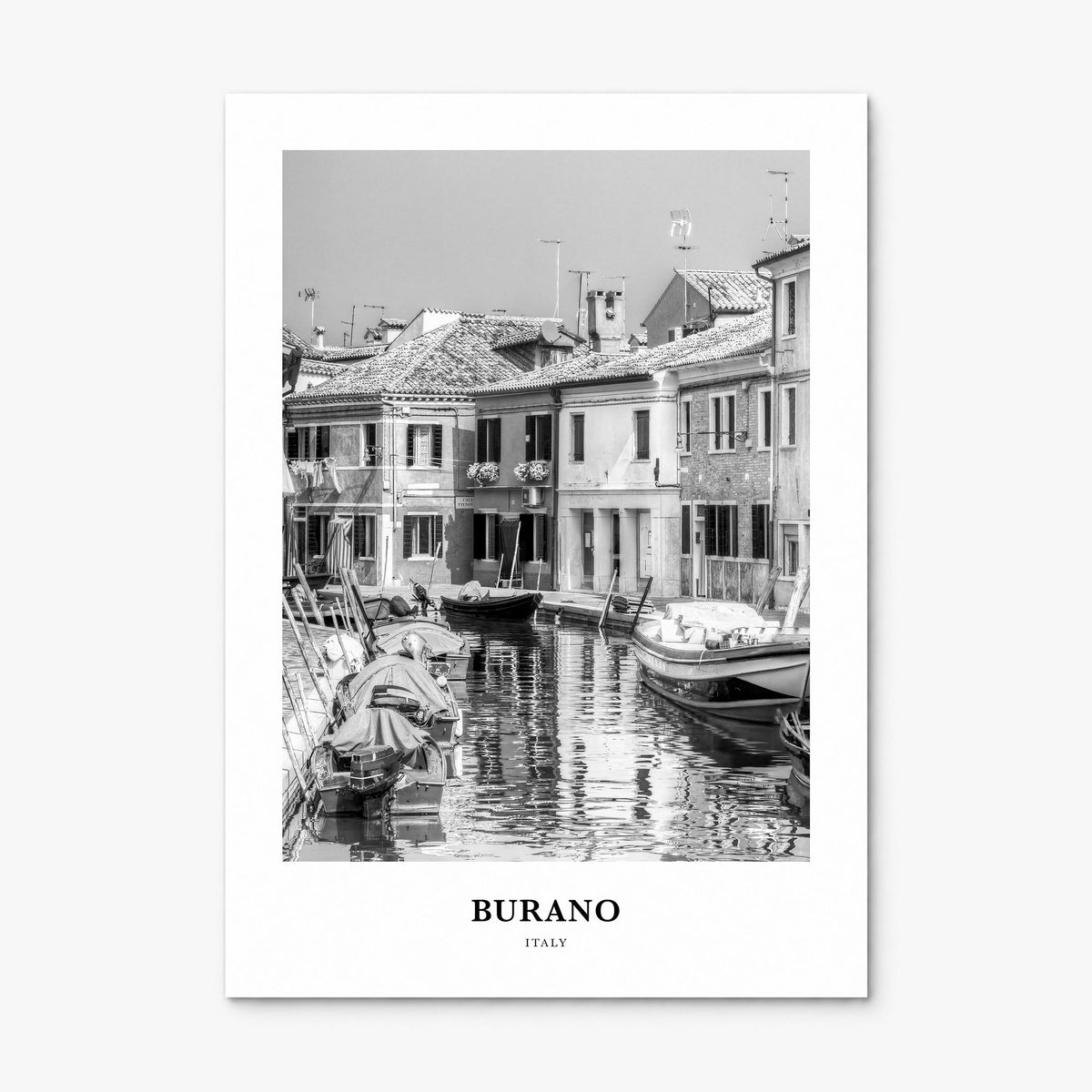 Burano Classic Poster, print only (unframed)