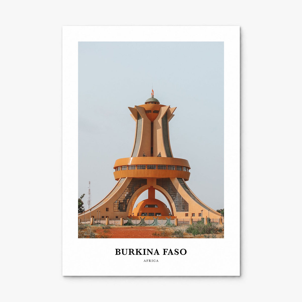 Burkina Faso Classic Poster, print only (unframed)