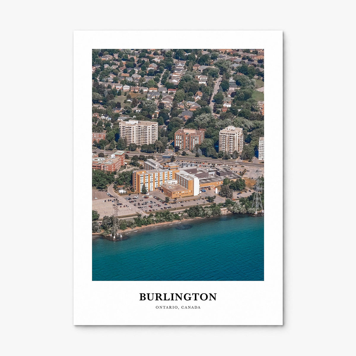 Burlington, Canada Classic Poster, print only (unframed)