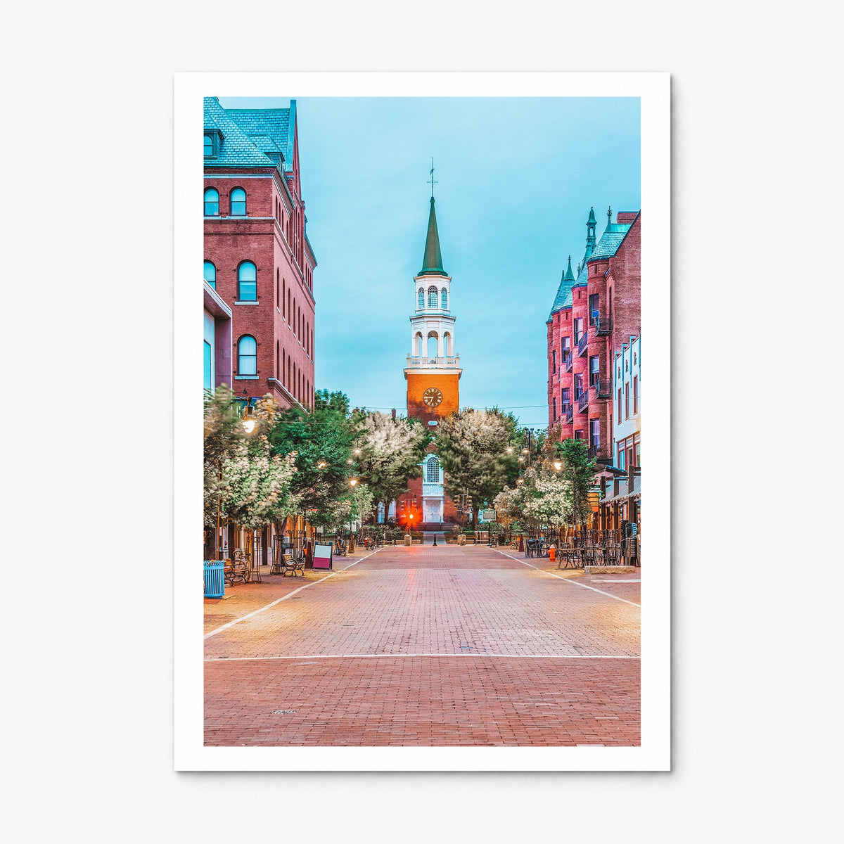 Burlington, Vermont Photo No 1 Poster, print only (unframed), white border