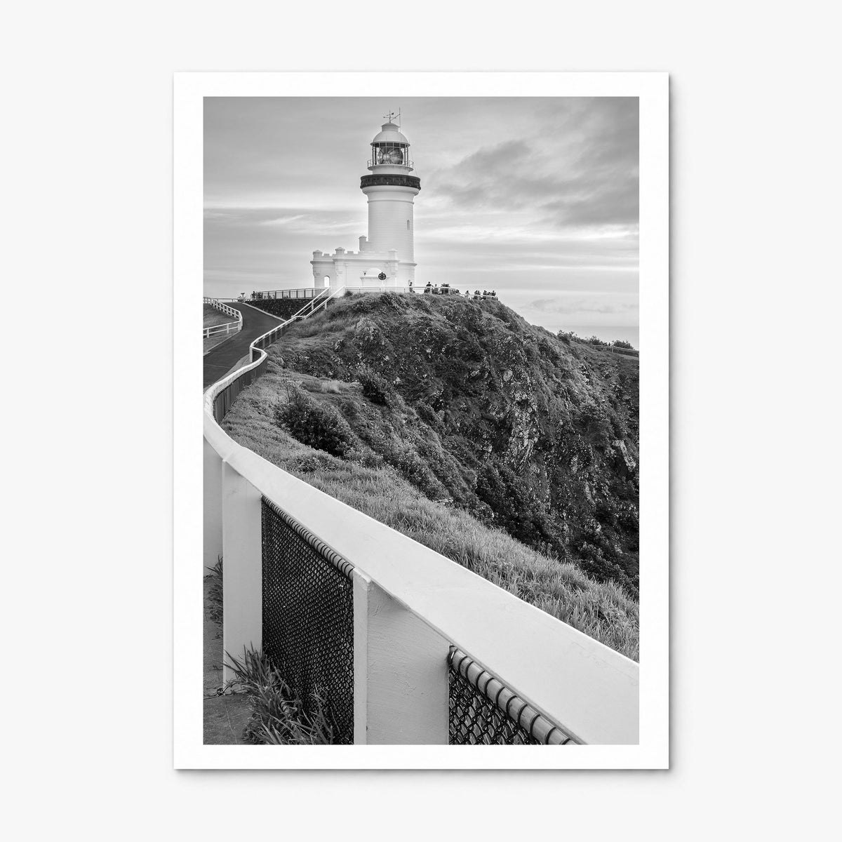Byron Bay Photo Poster, print only (unframed), white border