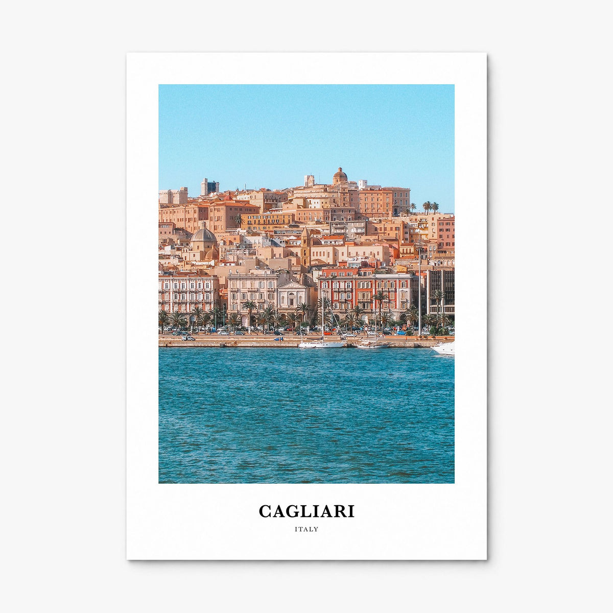 Cagliari Classic Poster, print only (unframed)
