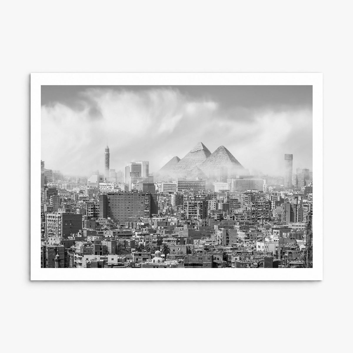 Cairo Photo Poster, print only (unframed), white border