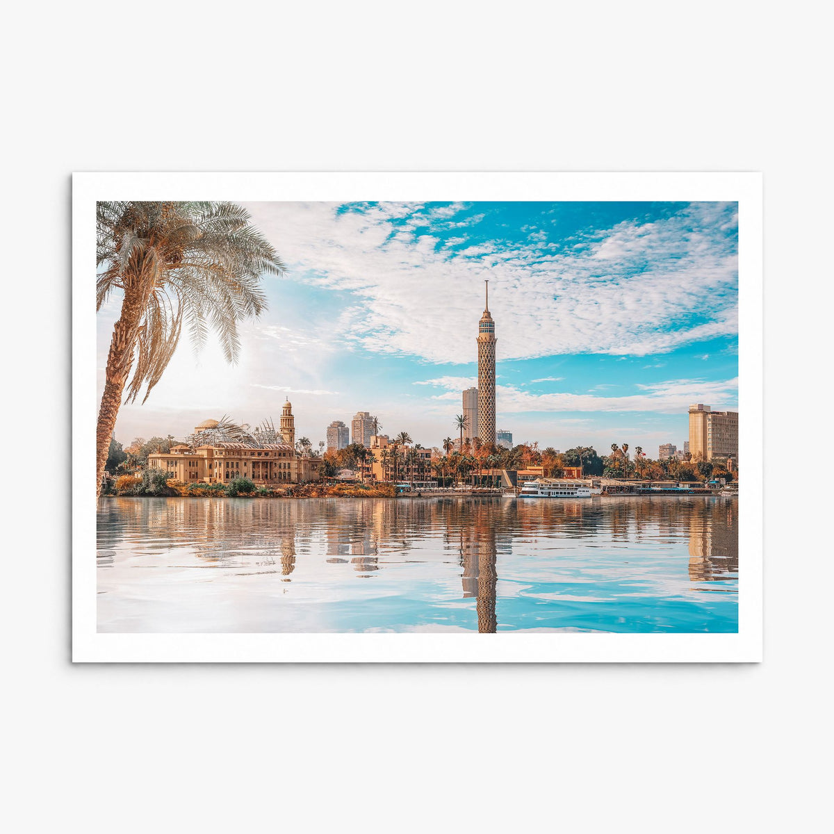 Cairo Photo Poster, print only (unframed), white border