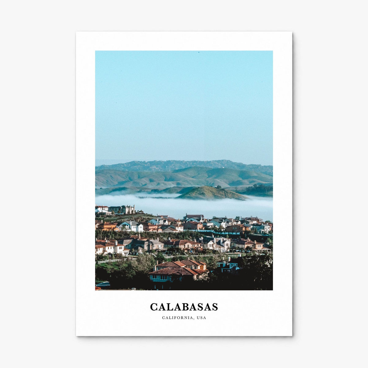 Calabasas Classic Poster, print only (unframed)