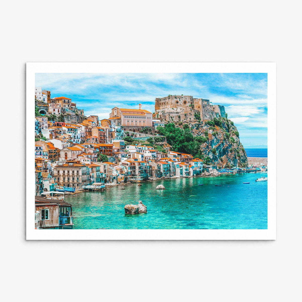 Calabria Photo Poster, print only (unframed), white border