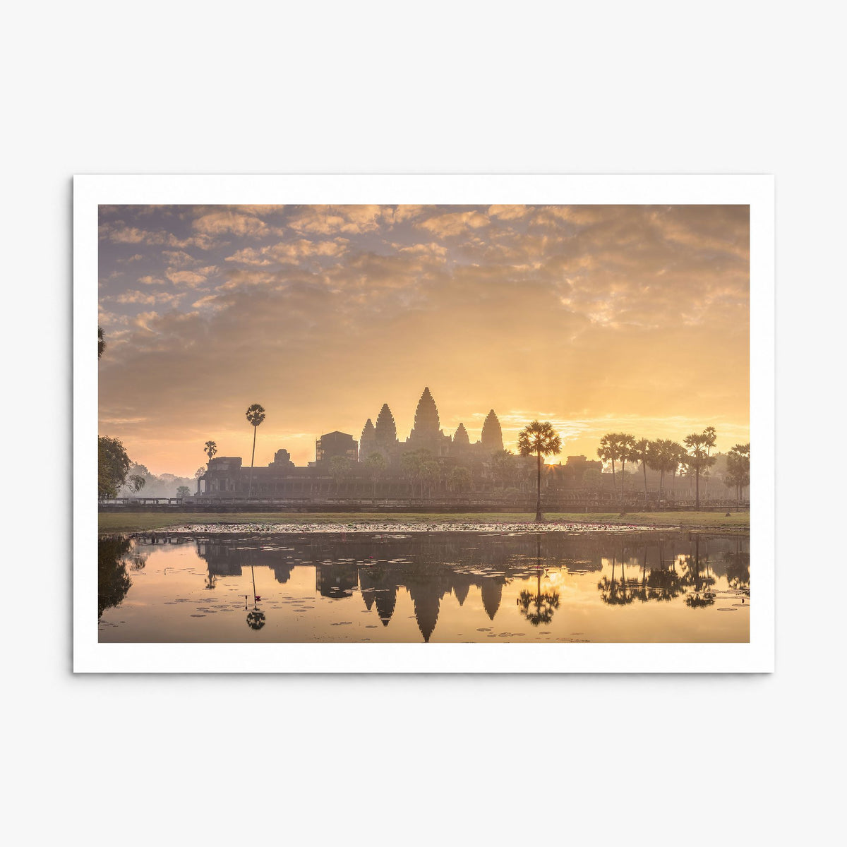 Cambodia Photo Poster, print only (unframed), white border