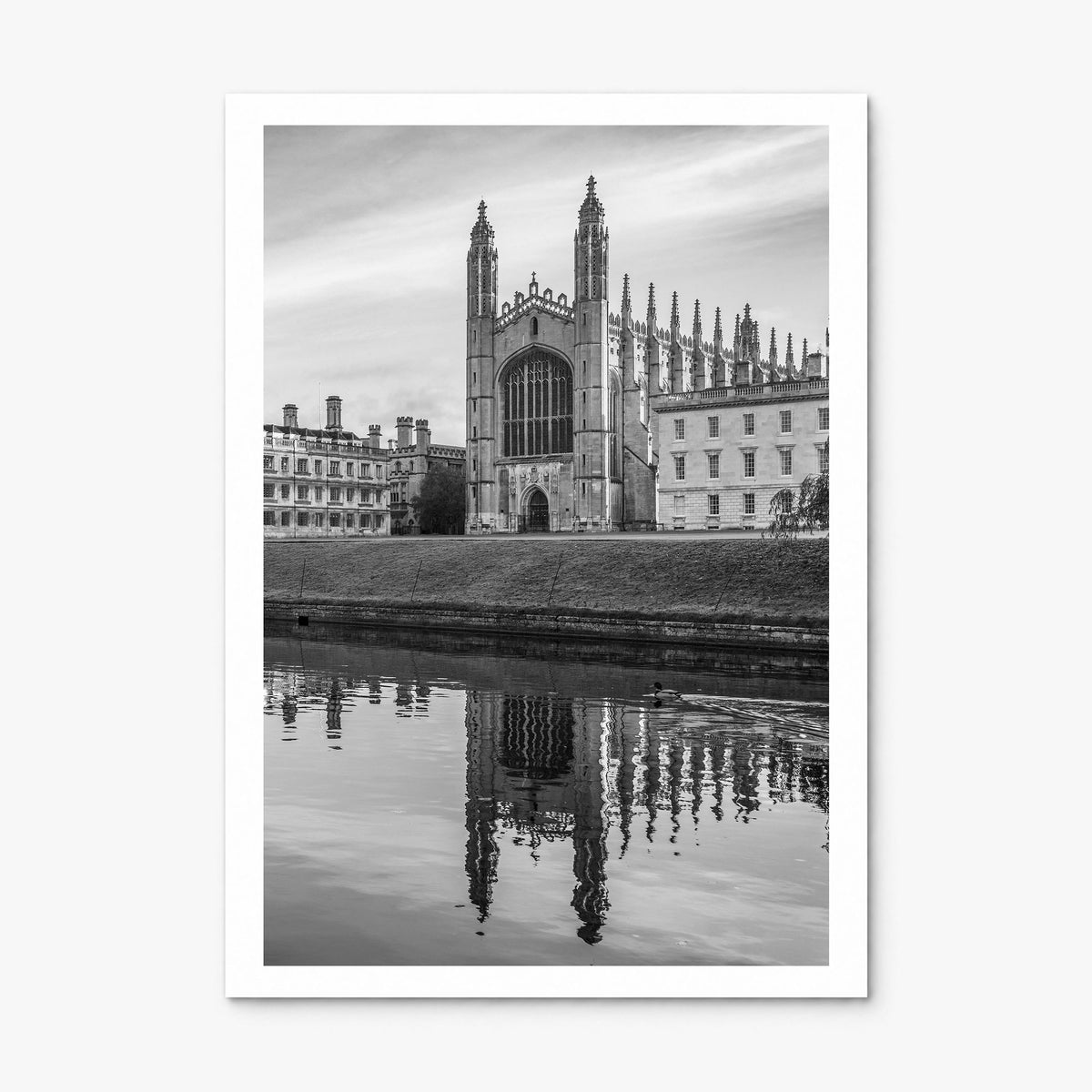 Cambridge, England Photo Poster, print only (unframed), white border