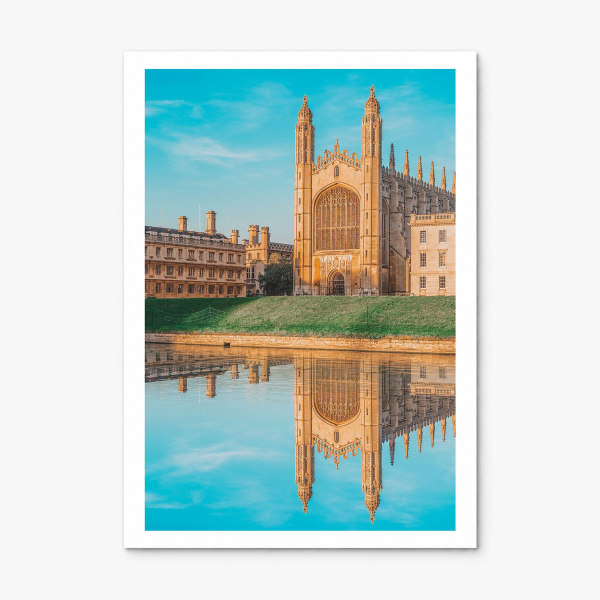 Cambridge, England Photo Poster, print only (unframed), white border