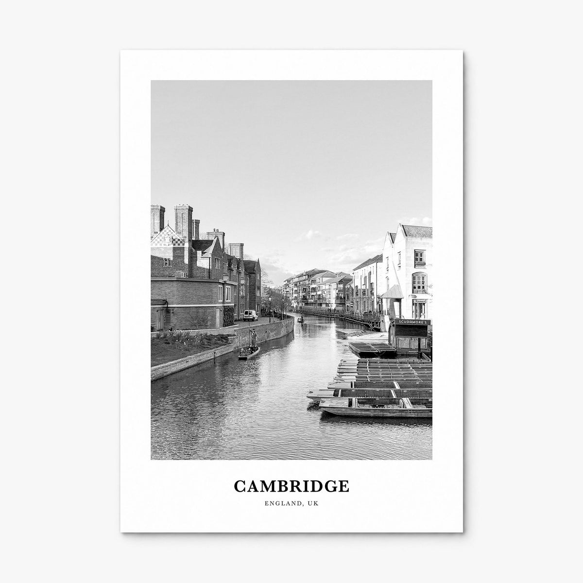 Cambridge, England Classic Poster, print only (unframed)
