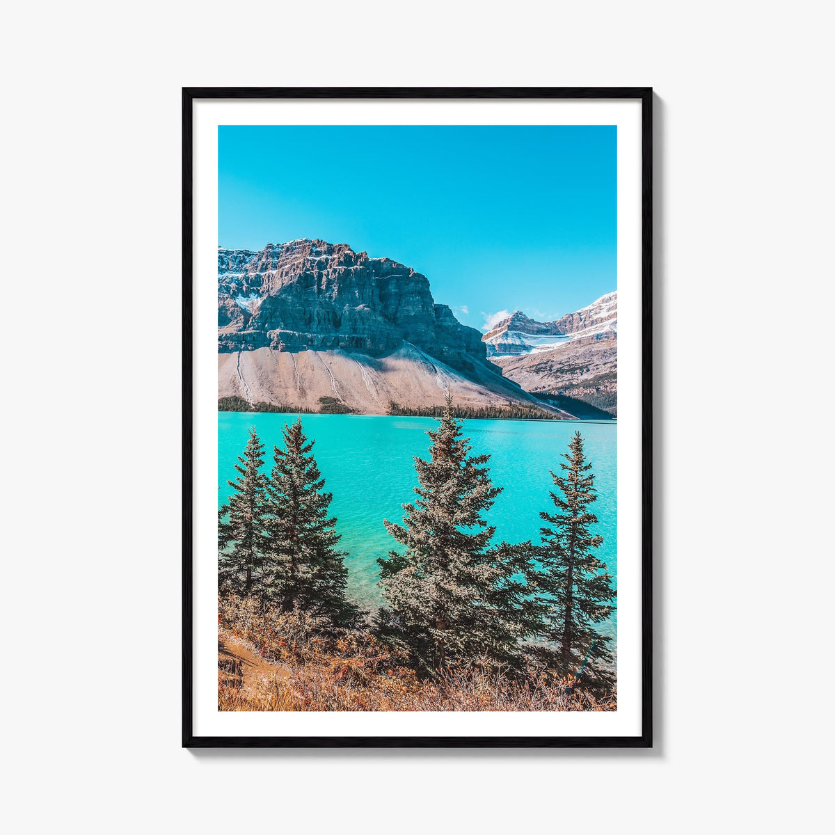 Canada no. 3 colorful photo poster of North America – vertical wall art, unframed print shown in interior mockup