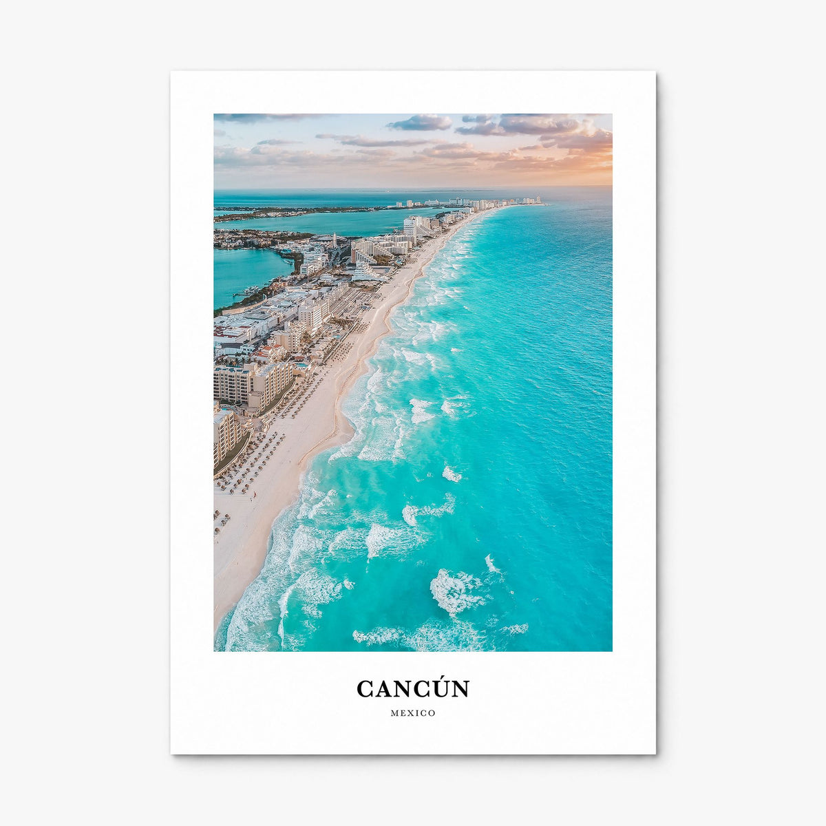 Cancún Classic Poster, print only (unframed)
