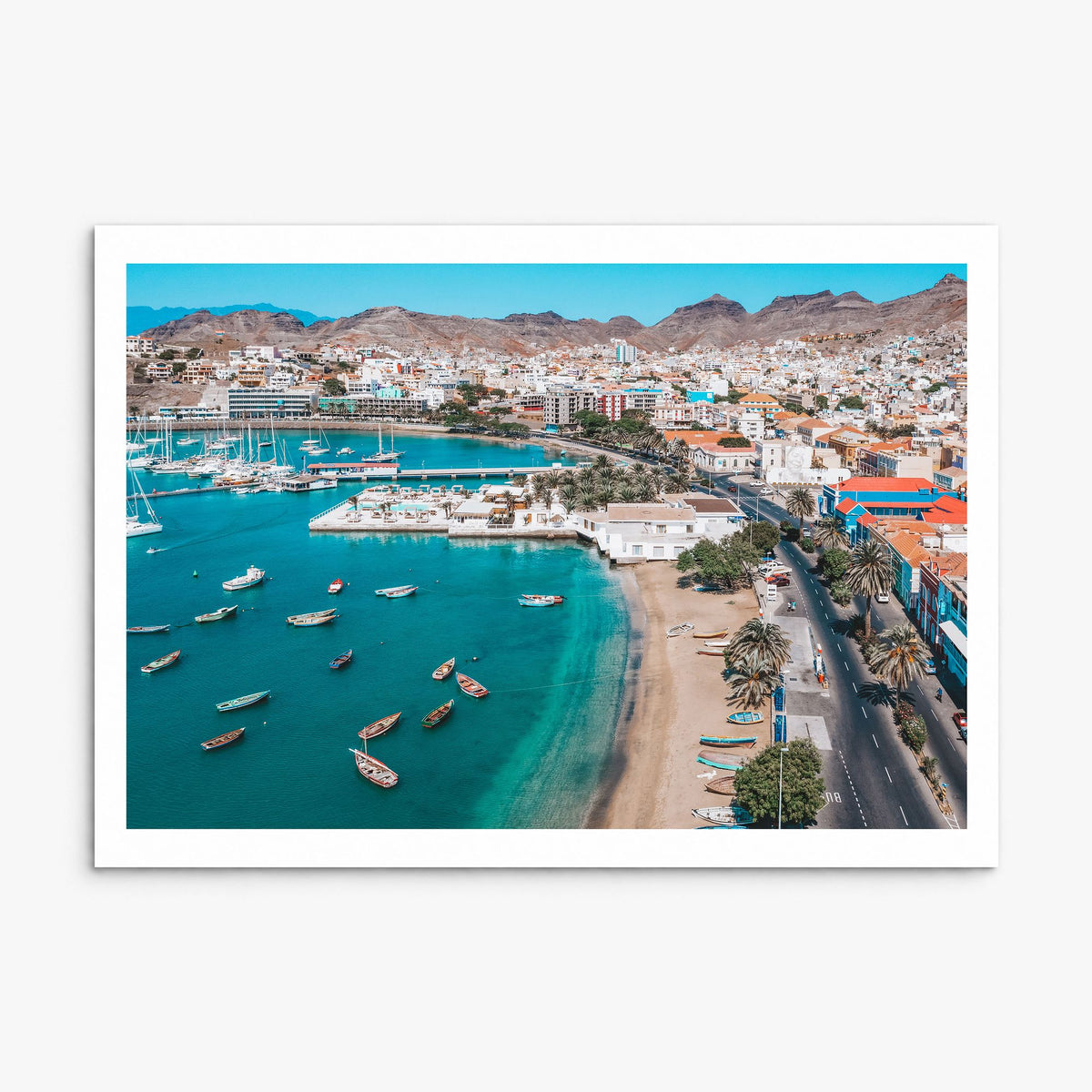Cape Verde Photo Poster, print only (unframed), white border