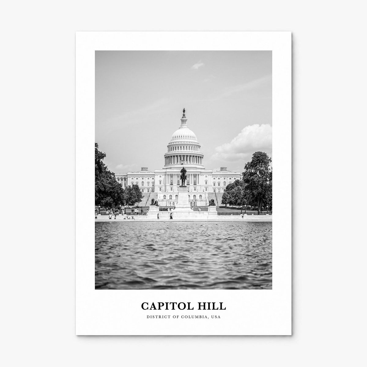Capitol Hill Classic Poster, print only (unframed)
