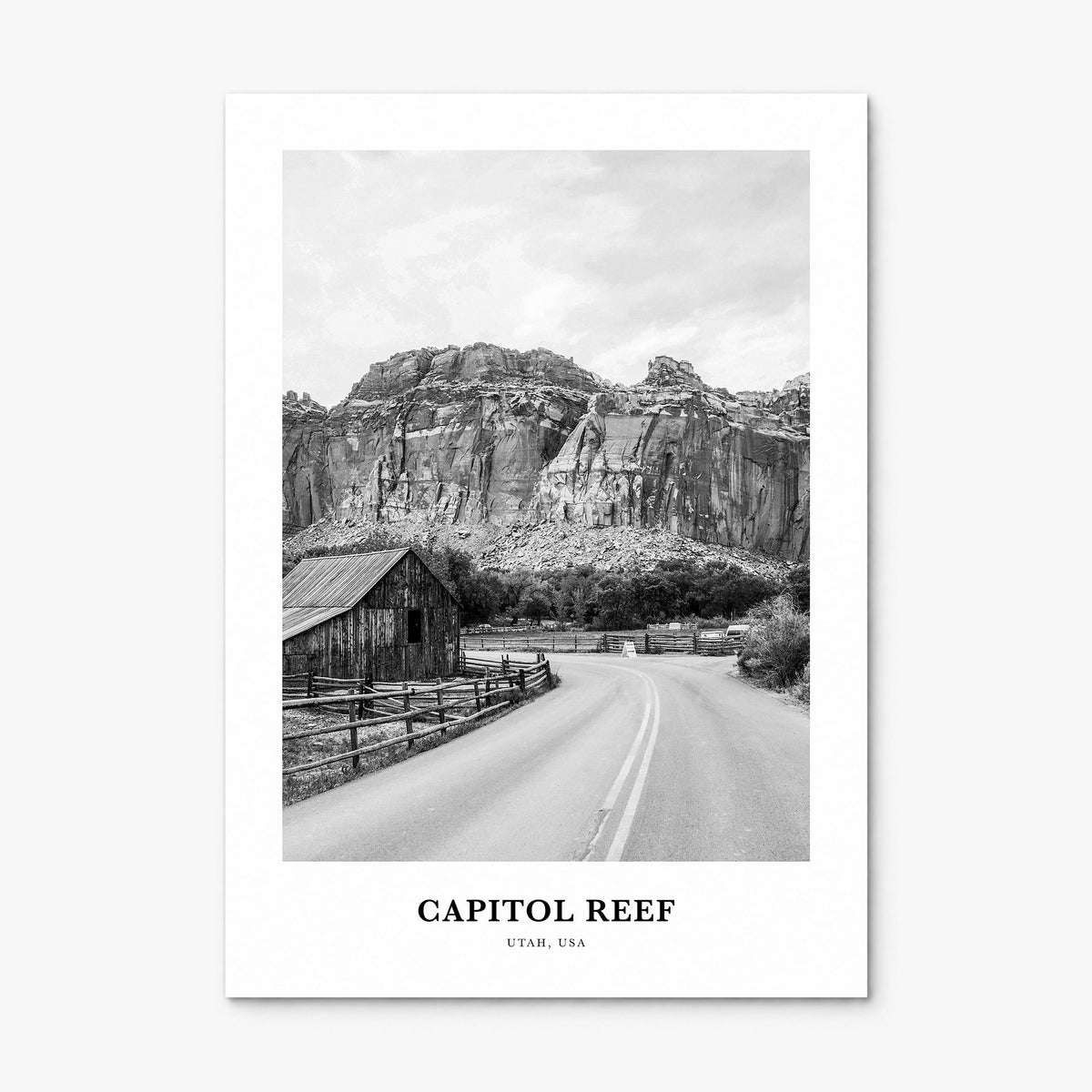 Capitol Reef National Park Classic Poster, print only (unframed)