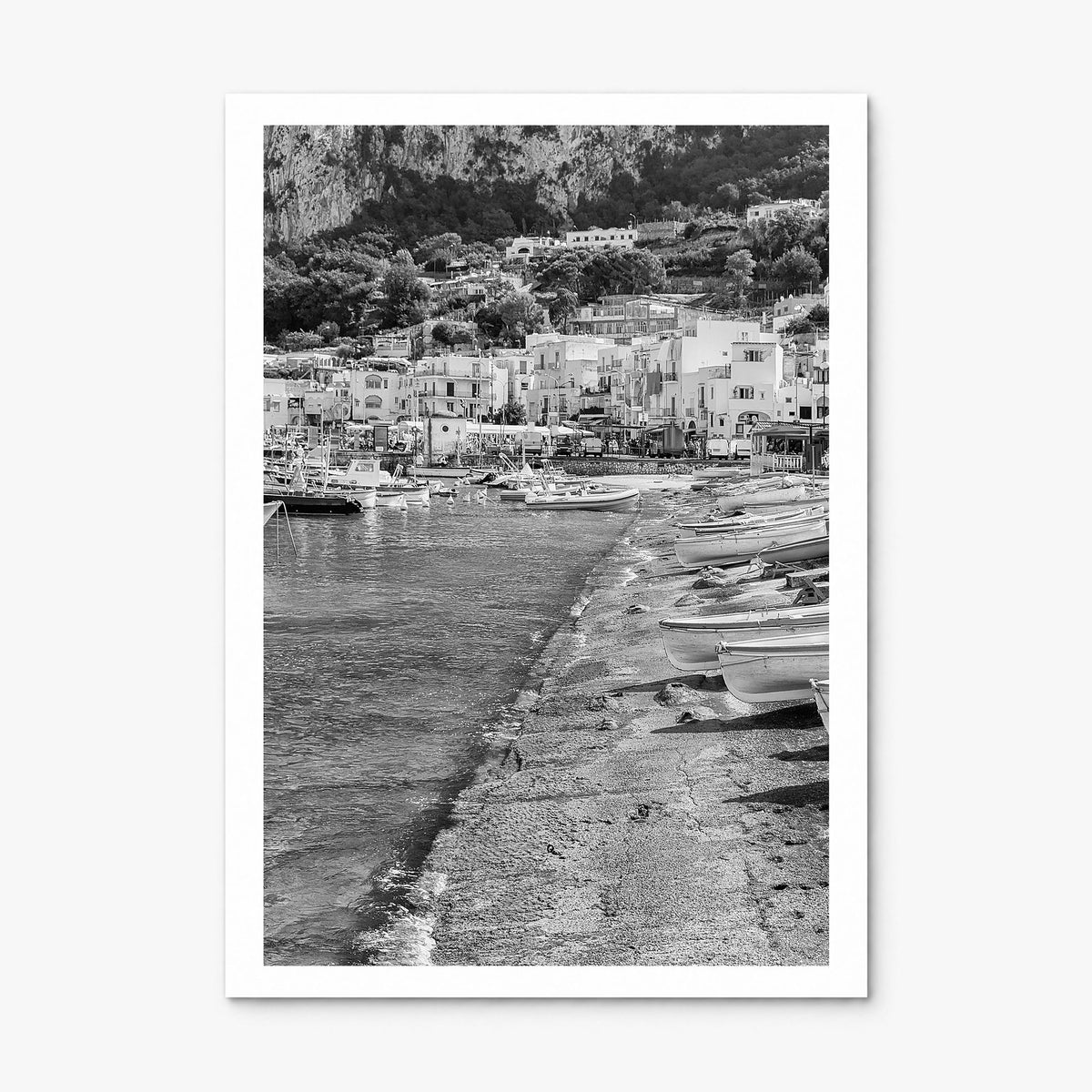 Capri Photo Poster, print only (unframed), white border