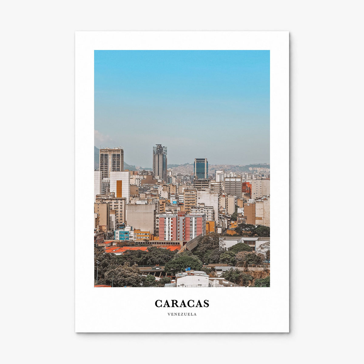 Caracas Classic No 3 Poster, print only (unframed)