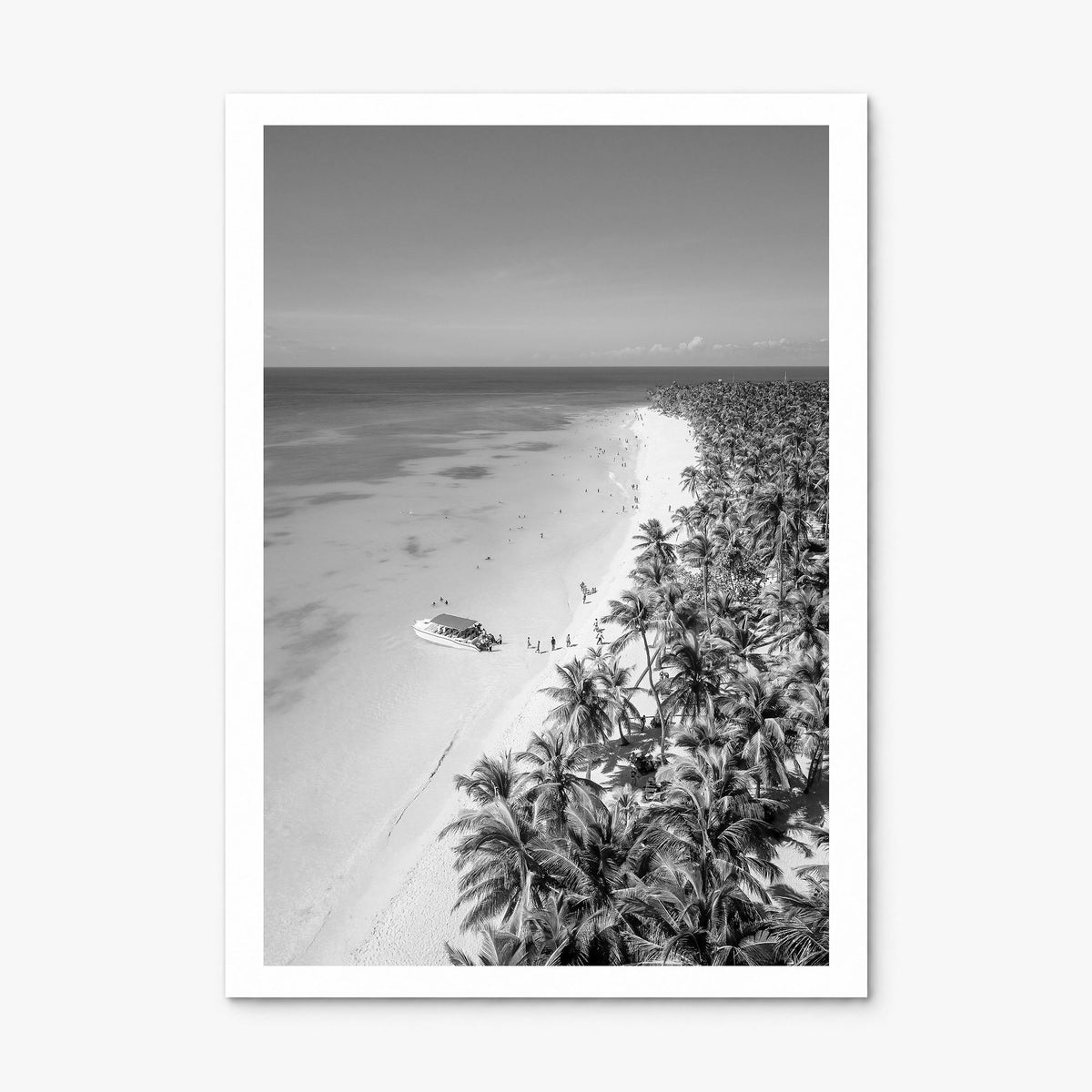 Caribbean Photo Poster, print only (unframed), white border
