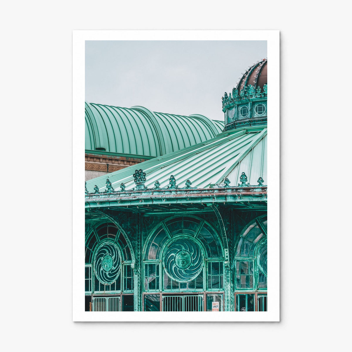 Carousel House Photo Poster, print only (unframed), white border