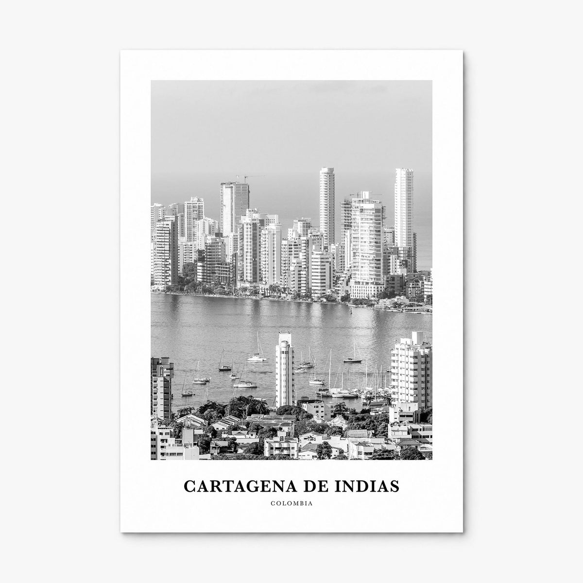 Cartagena de Indias Classic Poster, print only (unframed)