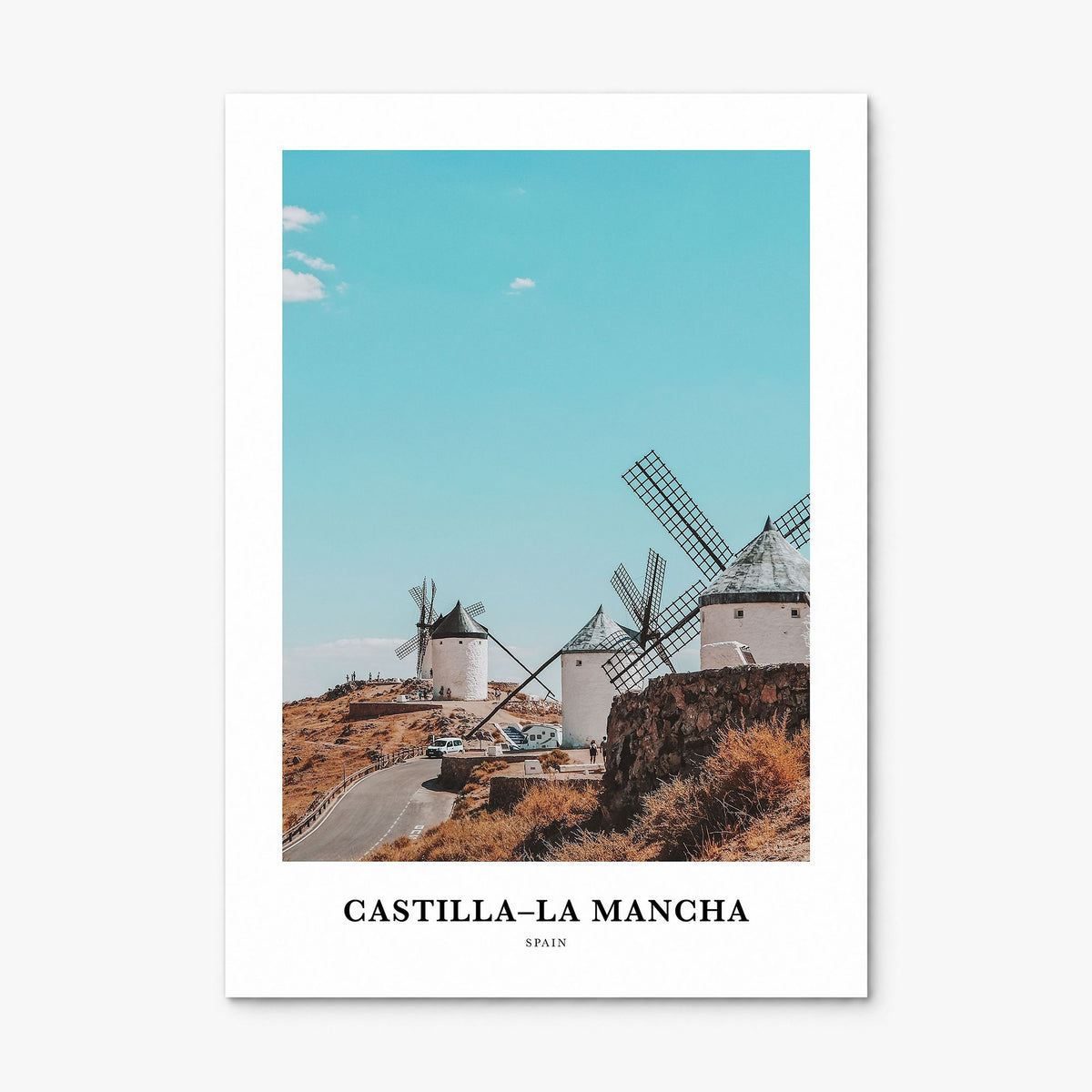 Castilla-La Mancha Classic Poster, print only (unframed)