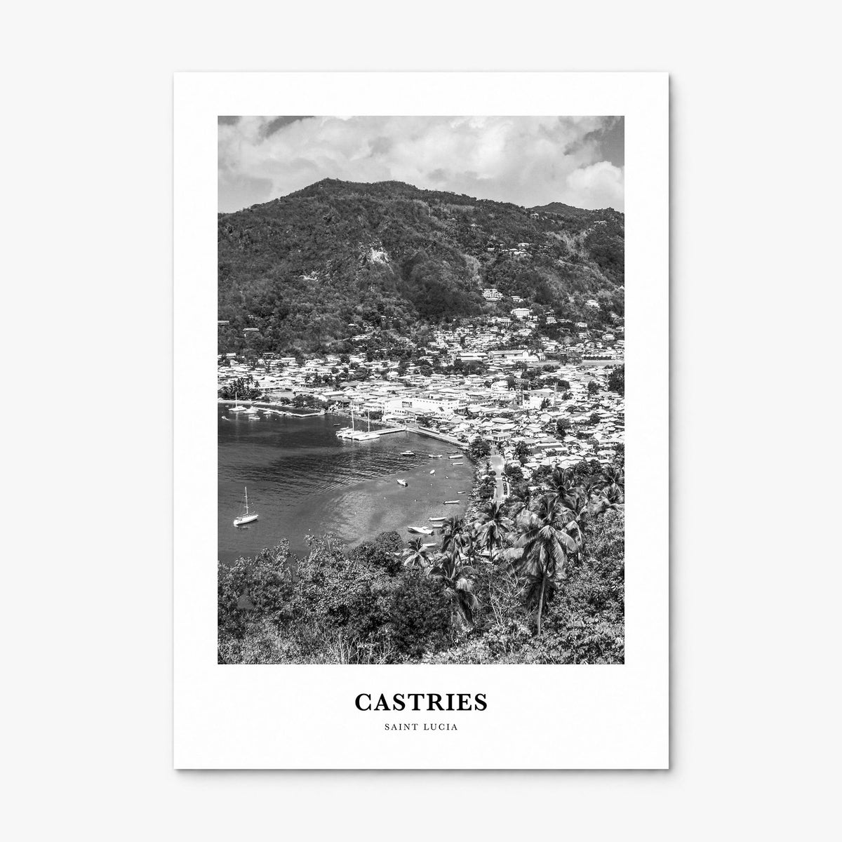 Castries Classic Poster, print only (unframed)